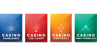 Logo Loto-Québec, casino Charlevoix, Lac Leamy, Montréal, Mont Tremblant